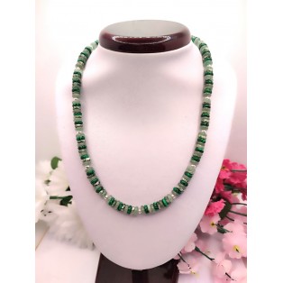 Mixed Gemstone Necklace - Green Collection